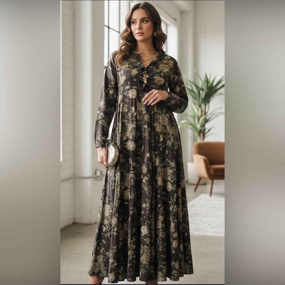 Pakistani Ethnic maxi dress. Size S.